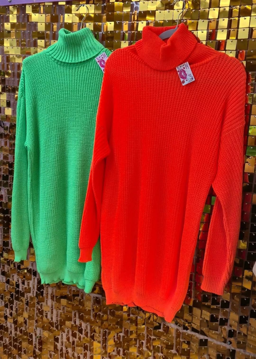 New Neon Jumper Dress