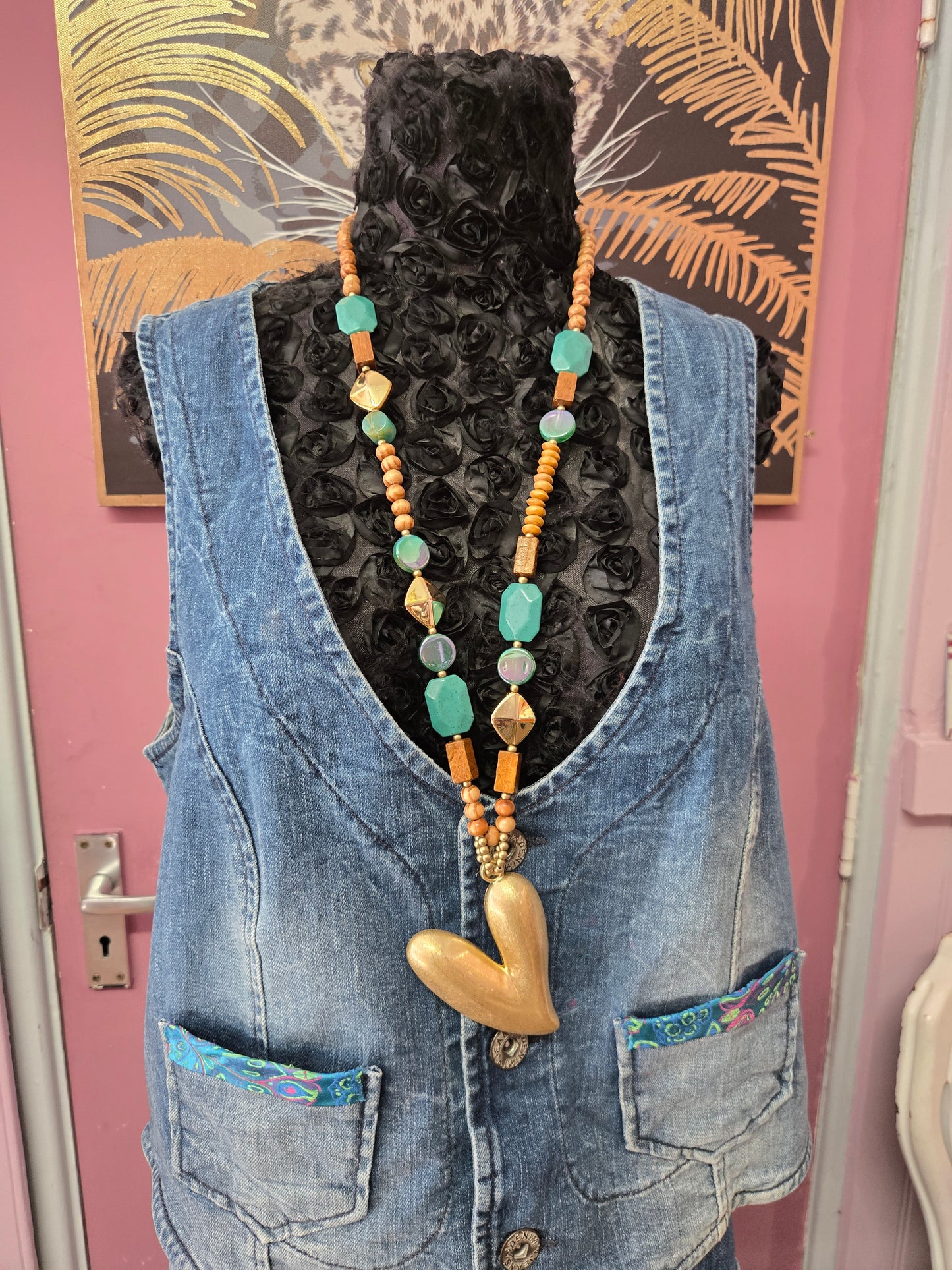 Large heart necklace