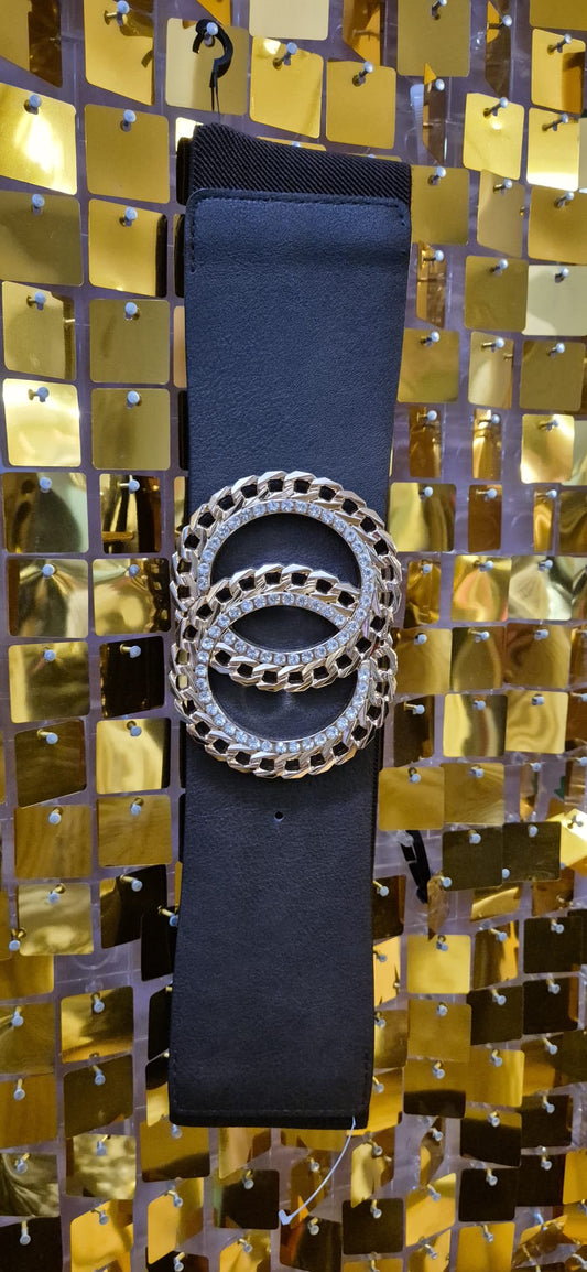 Double chain pattern belt