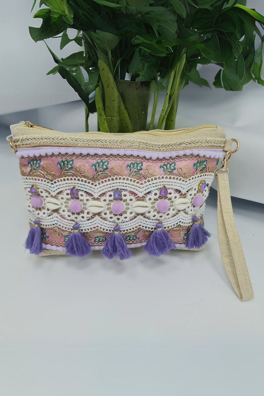 New purple boho bag