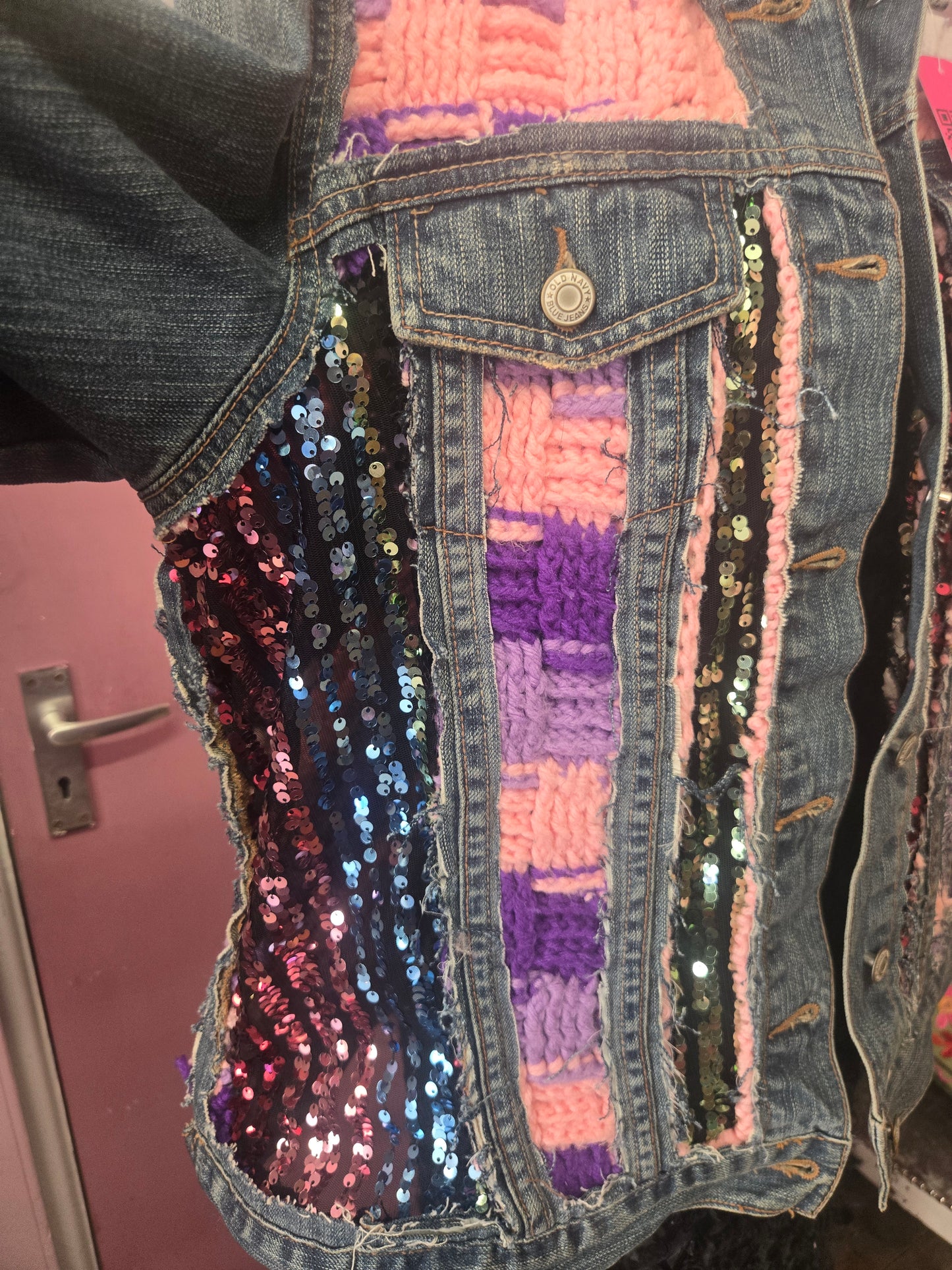 Unique knit & sparkle