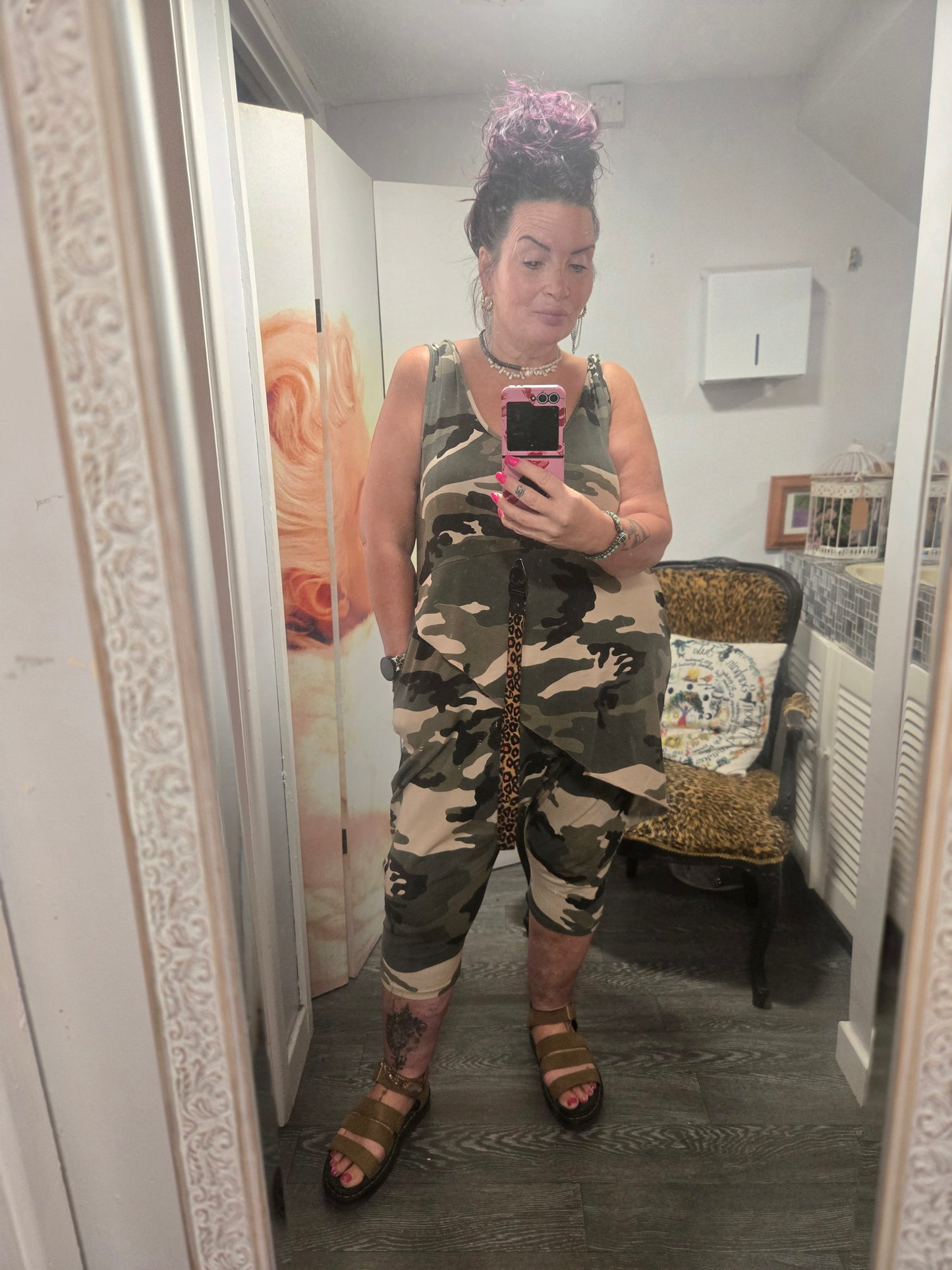 Camo jumpsuit/Dungaree