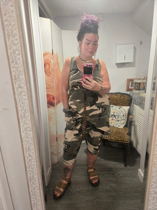 Camo jumpsuit/Dungaree