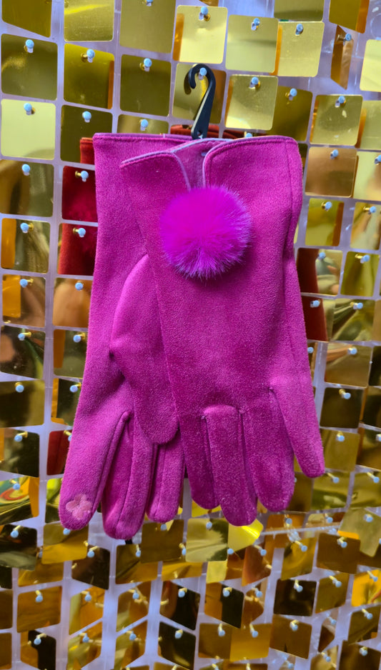 New Jayley Faux Suede Gloves