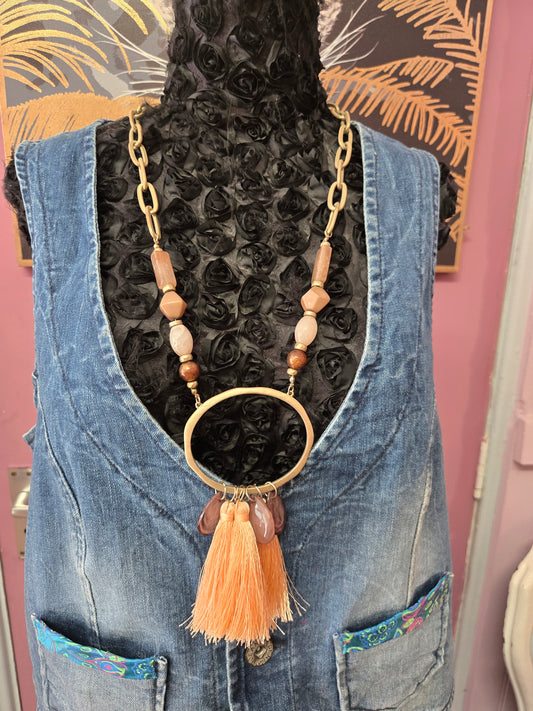 Apricot necklace
