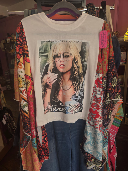 Unique stevie nicks boho top