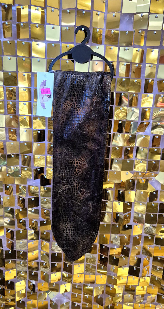 Faux snake print bebop