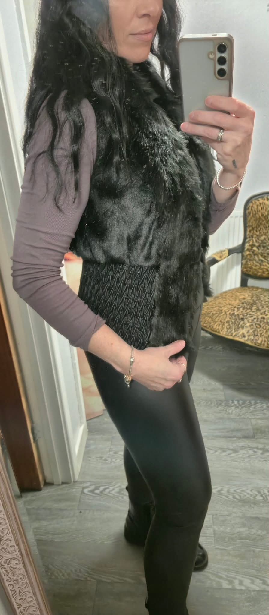 Pia Rossini Faux Fur Gilet