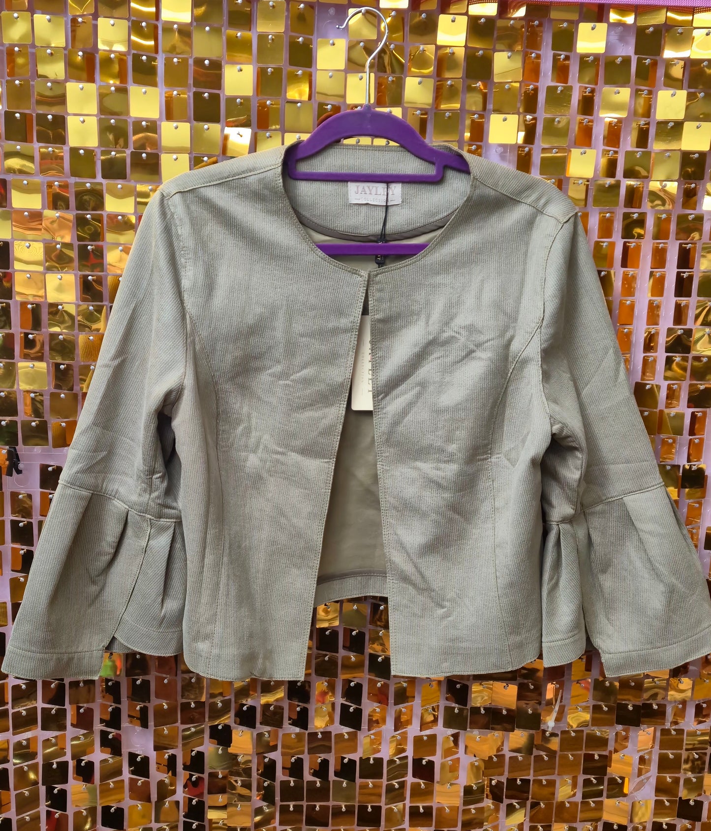 New Jayley Faux Suede Jacket