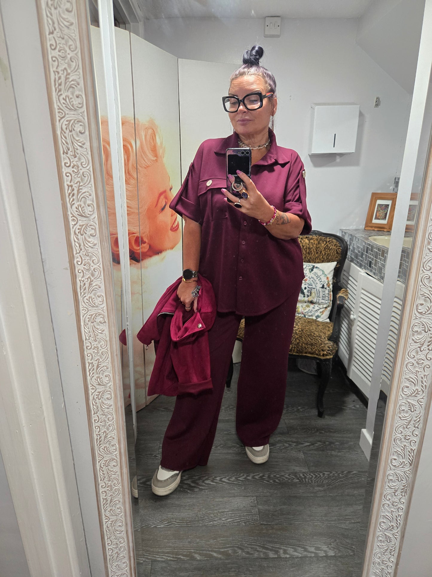 New Co/ords button trouser set